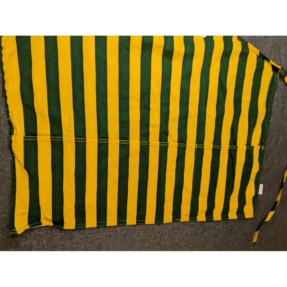 Game Bibs Green Bay Packers Cooking Apron Green and Yellow Lambeau‎ One Size